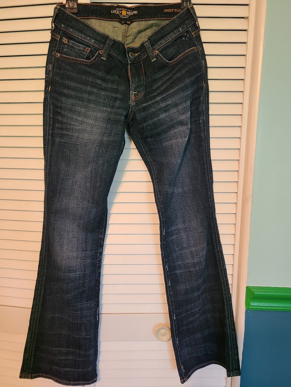 Lucky Brand Dark Blue Flare Jeans